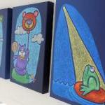 Children's Canvas Art - Mr Wooger