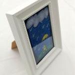 Mini Framed Canvas - Raining Cats &..